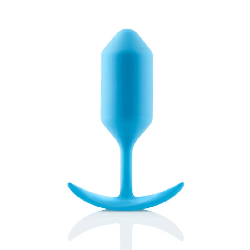 b vibe snug plug three weighted butt plug teal 03