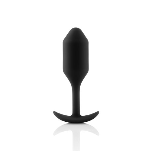 b vibe snug plug two weighted butt plug black 03