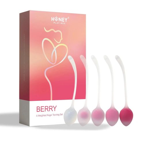 berry 5 weighted kegel balls training set honey play box official 9