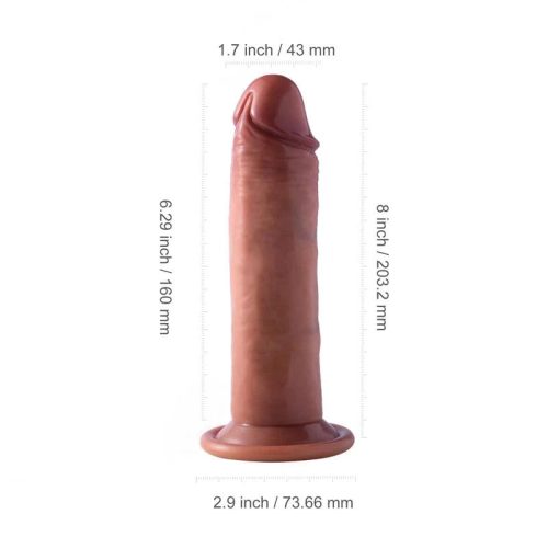 billy 8 inch realistic suction cup dildo honey play box official 6