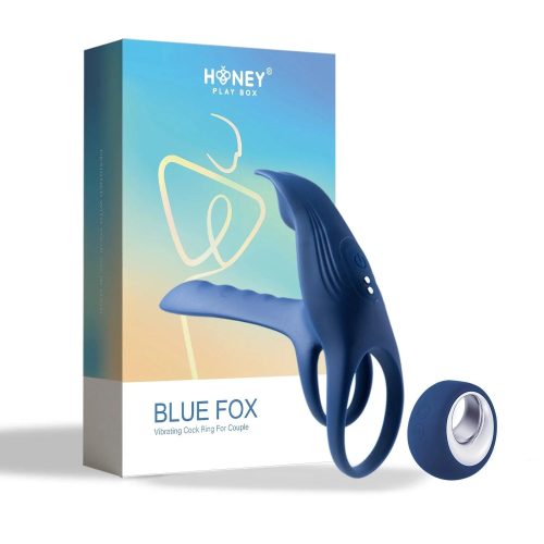 blue fox remote control vibrating girth enhancer penis sleeve and clit stimulator honey play box official 6