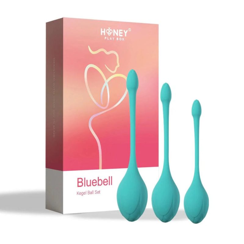 bluebell floral 3 size and weight kegel ball exercise set honey play box official 6