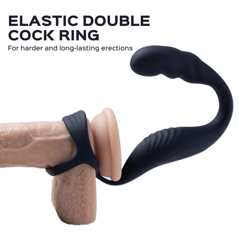 caspion double cock ring remote control vibrating perineum prostate massager honey play box official 2