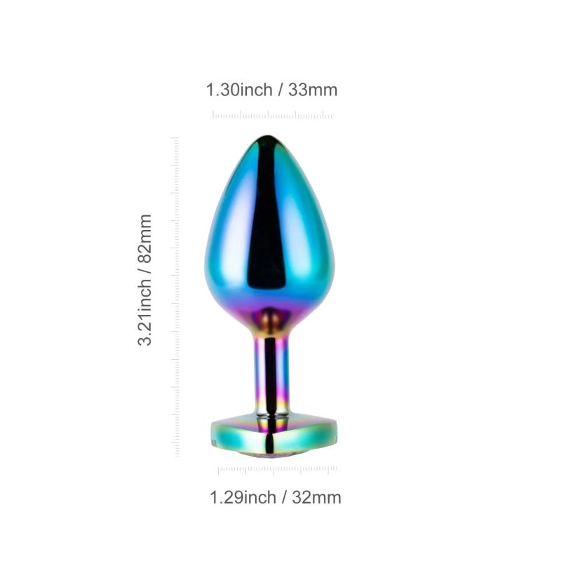 crystal love lasered metallic gem anal plug honey play box official 4