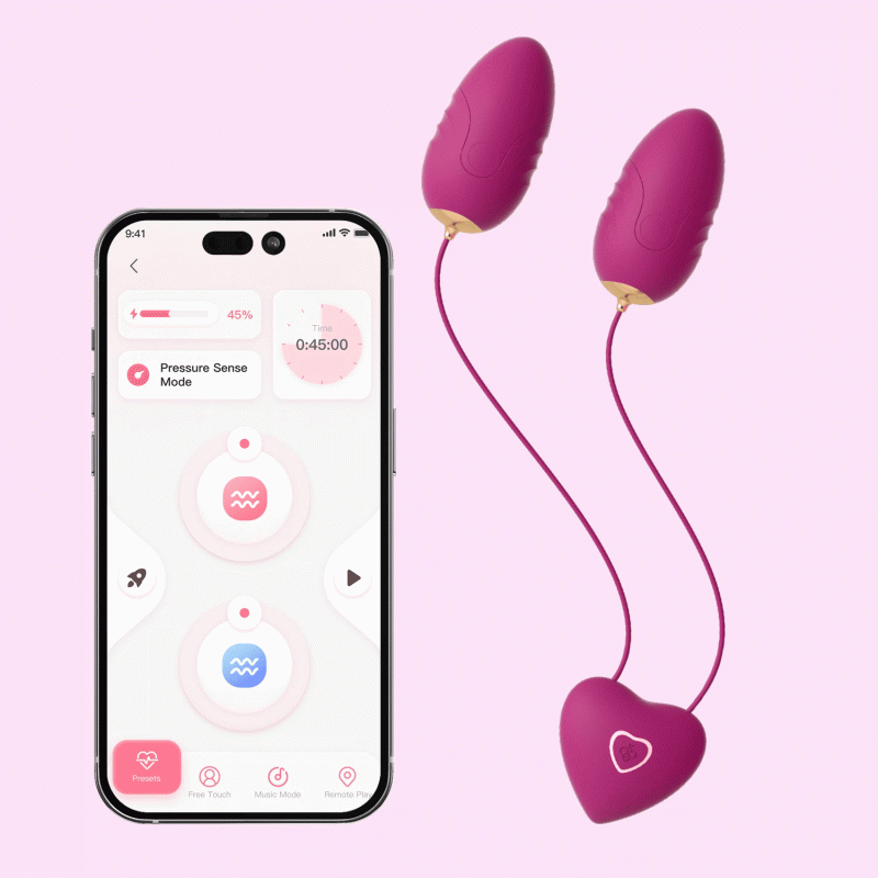 cupid app controlled vibrating nipple clamps and dual egg vibrators honey play box official 2