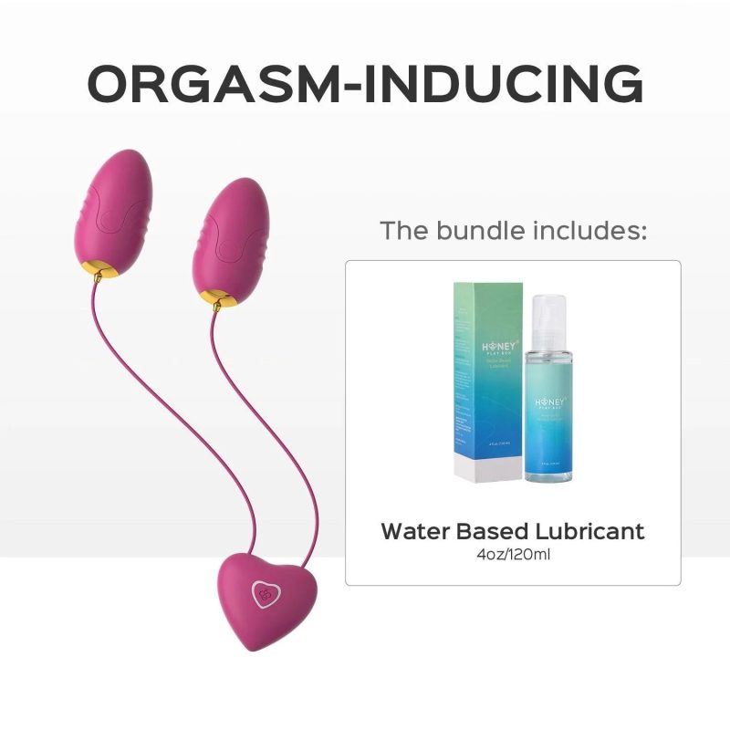 cupid app controlled vibrating nipple clamps and dual egg vibrators honey play box official 9