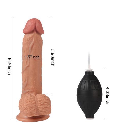 deal squirting realistic suction cup dildo 6 inch honey play box official 6