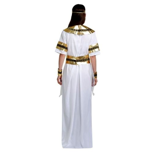 egyptian queen halloween cosplay cleopatra costume long dress with gold accessories sexy clothing for woman best love sex doll 475