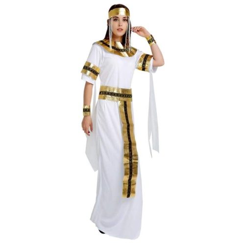 egyptian queen halloween cosplay cleopatra costume long dress with gold accessories sexy clothing for woman best love sex doll 820