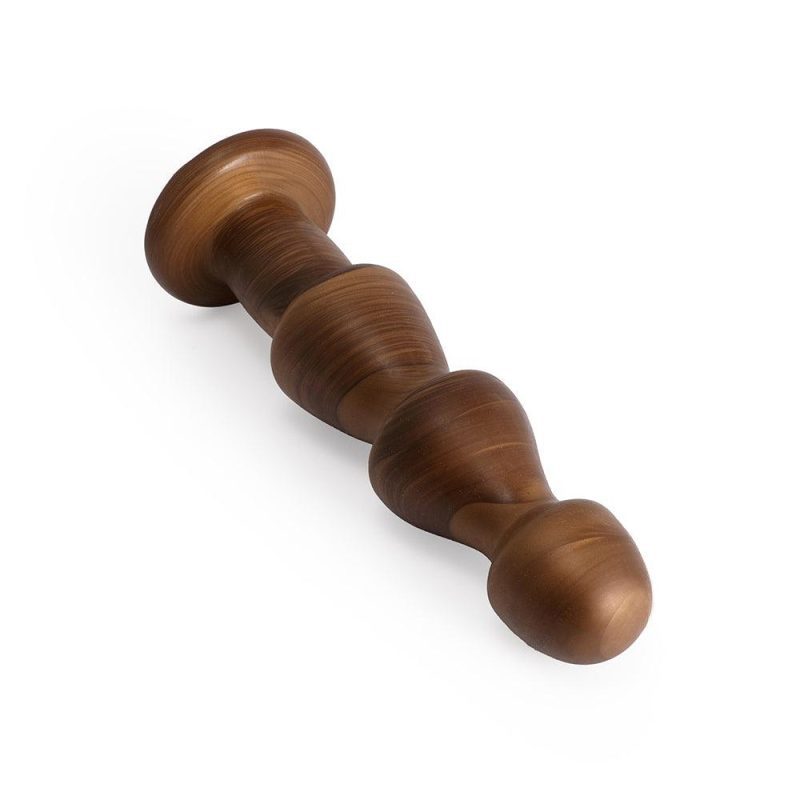 elza beaded anal plug in brown honey play box official 3