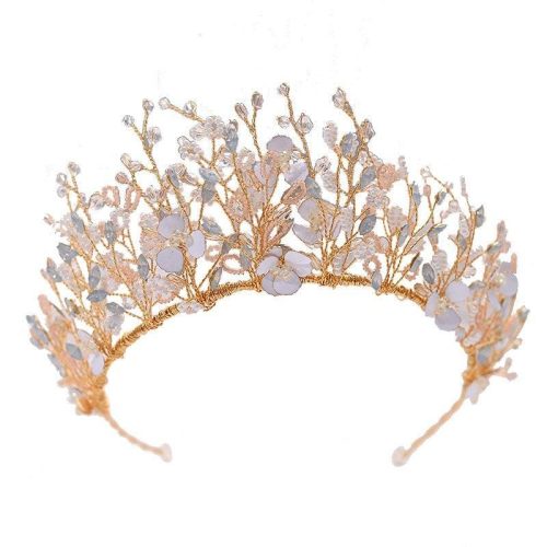 fairy flora crown earings premium handmade bridal wedding jewelry cosplay costume halloween sexy clothing for woman best love sex doll 965