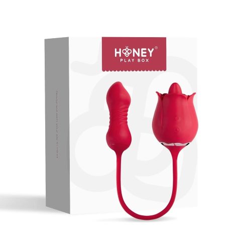 fiona plus rose clit licking stimulator and thrusting egg honey play box official 7