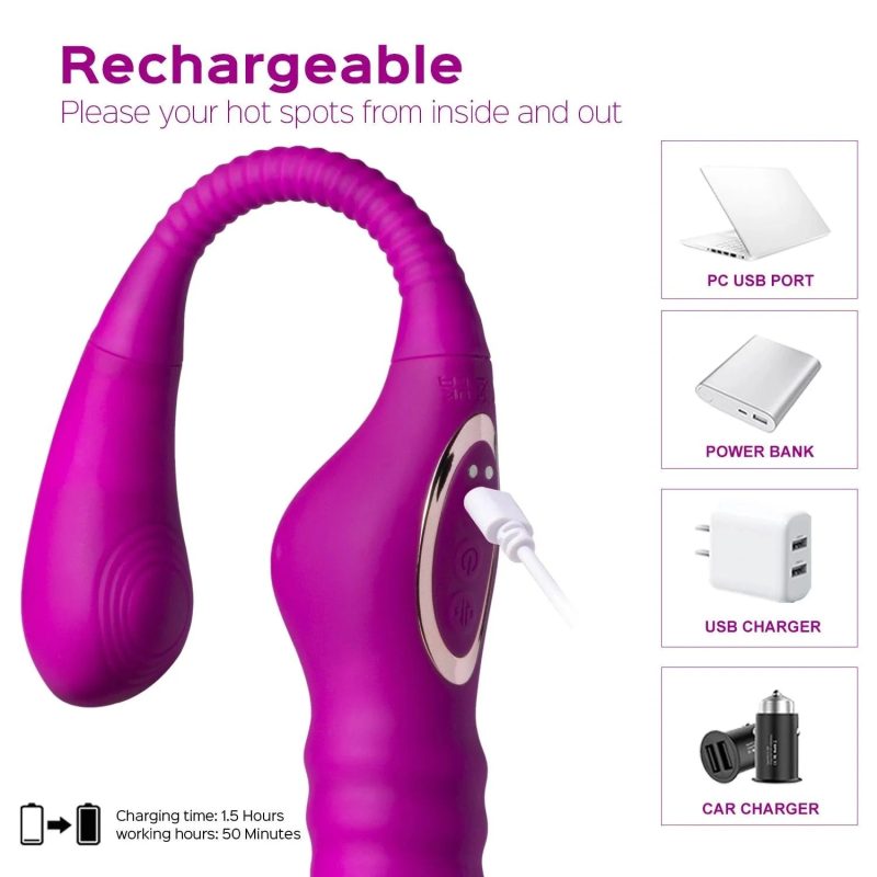 hazel strapless strap on thrusting dildo g spot vibrator tapping clit stimulator honey play box official 4