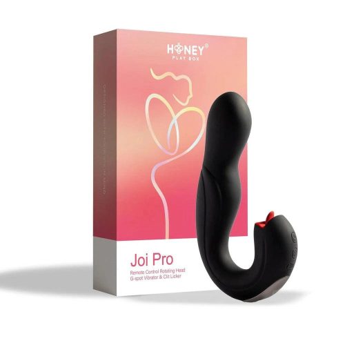 joi pro remote control rotating head g spot vibrator and clit licker honey play box official 6