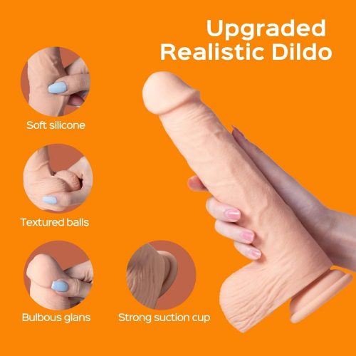 kenzo app controlled realistic thrusting dildo with suction cup 9 5 inch honey play box official 4