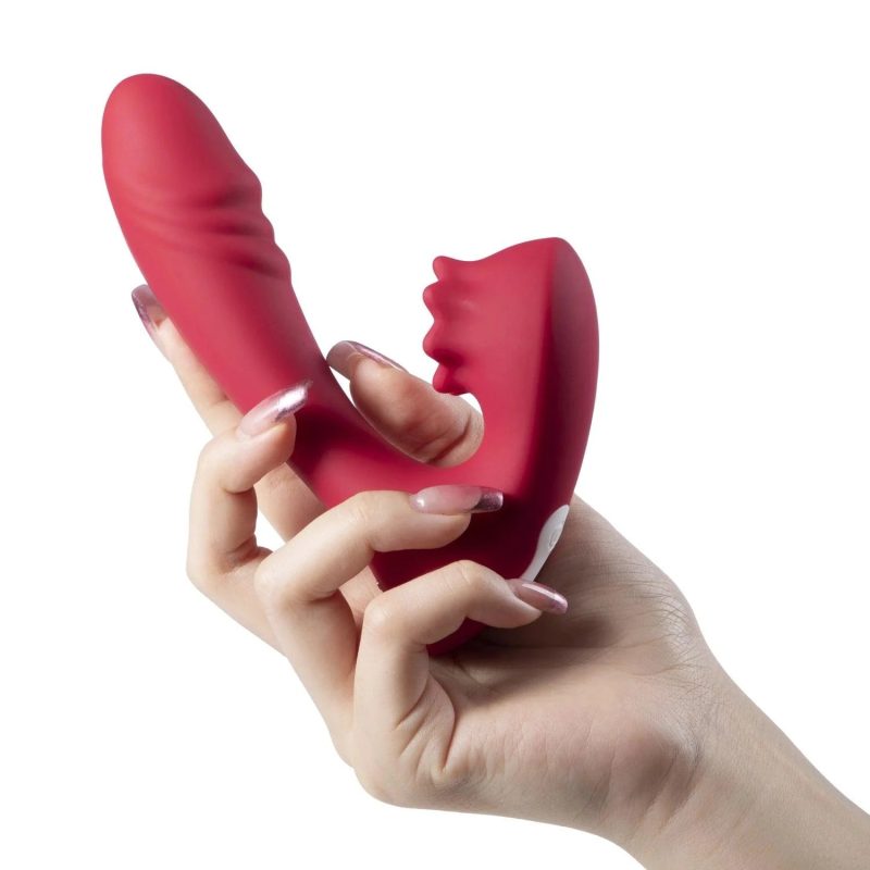 lacy g spot vibrator with clit licking tongue honey play box official 2