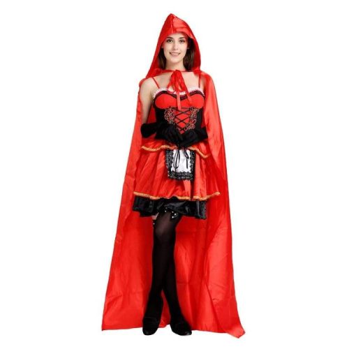 little red riding hood halloween costume suit le petit chaperon rouge cosplay sexy clothing for woman best love sex doll 677