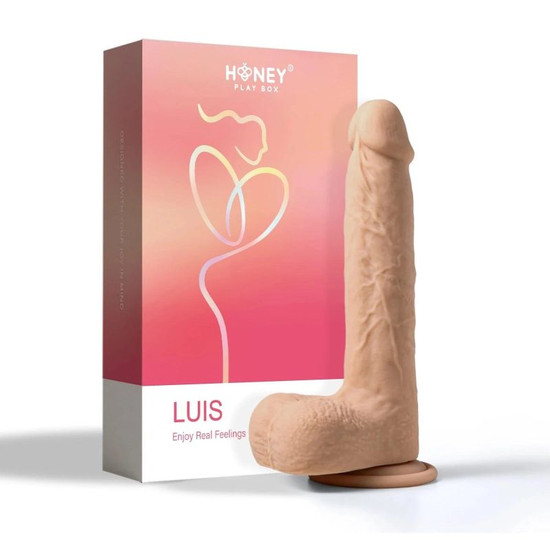 luis app controlled 8 5 inch realistic thrusting dildo vibrator honey play box official 7