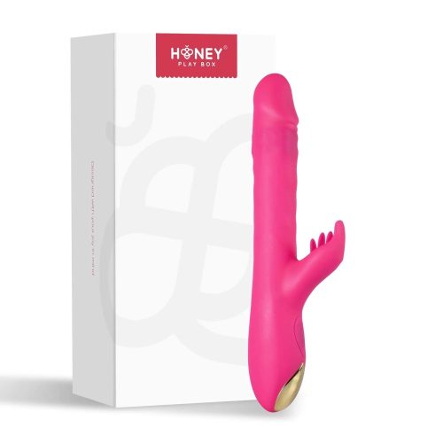 neon holic thrusting rotation beads rabbit vibrator honey play box official 7