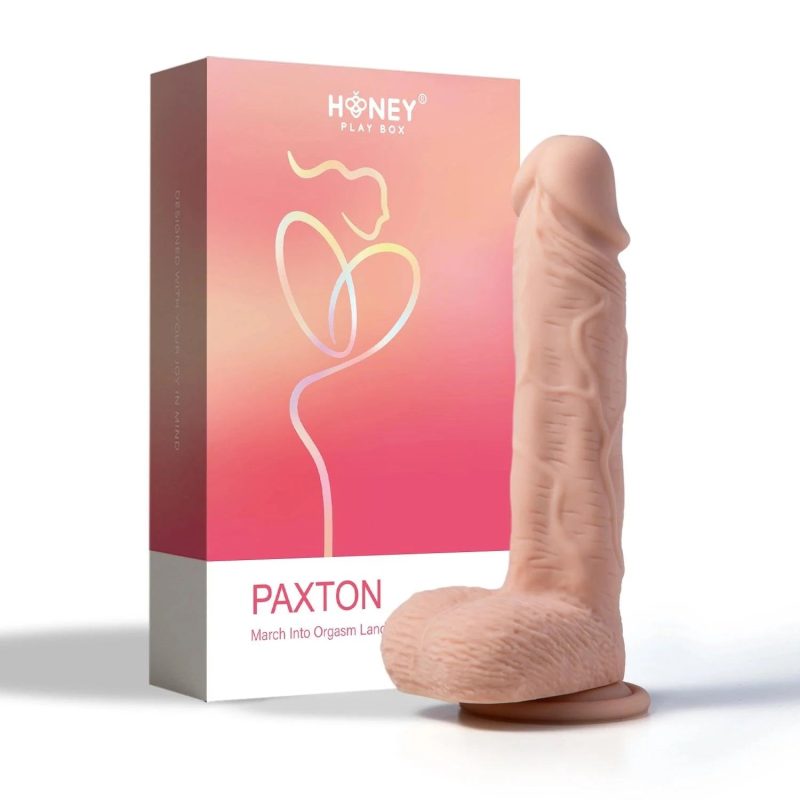 paxton app controlled 8 5 inch realistic vibrating penetrator suction cup dildo honey play box official 6