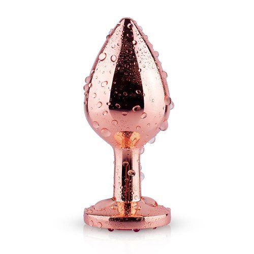 pink gem rose gold metal butt plug honey play box official 5