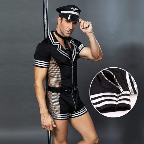 policeman sexy underwear set erotic costume for man halloween clothing best love sex doll 278