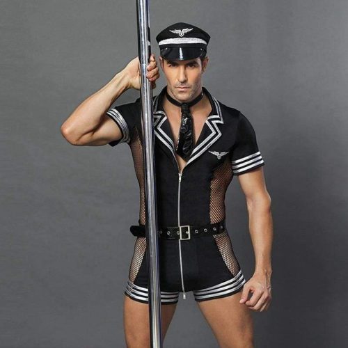 policeman sexy underwear set erotic costume for man halloween clothing best love sex doll 432