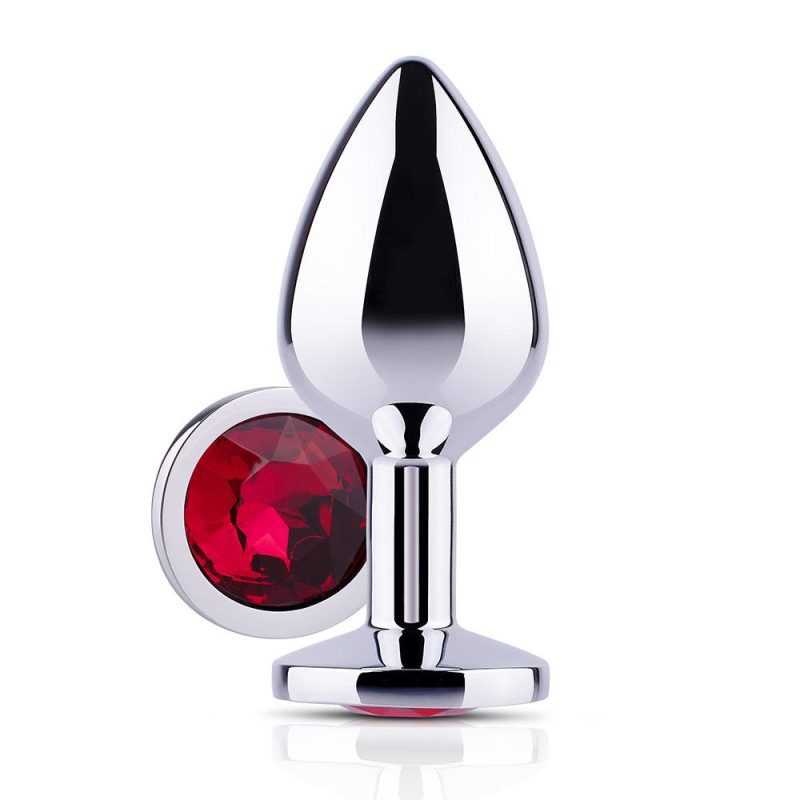 red gem metal butt plug honey play box official 1