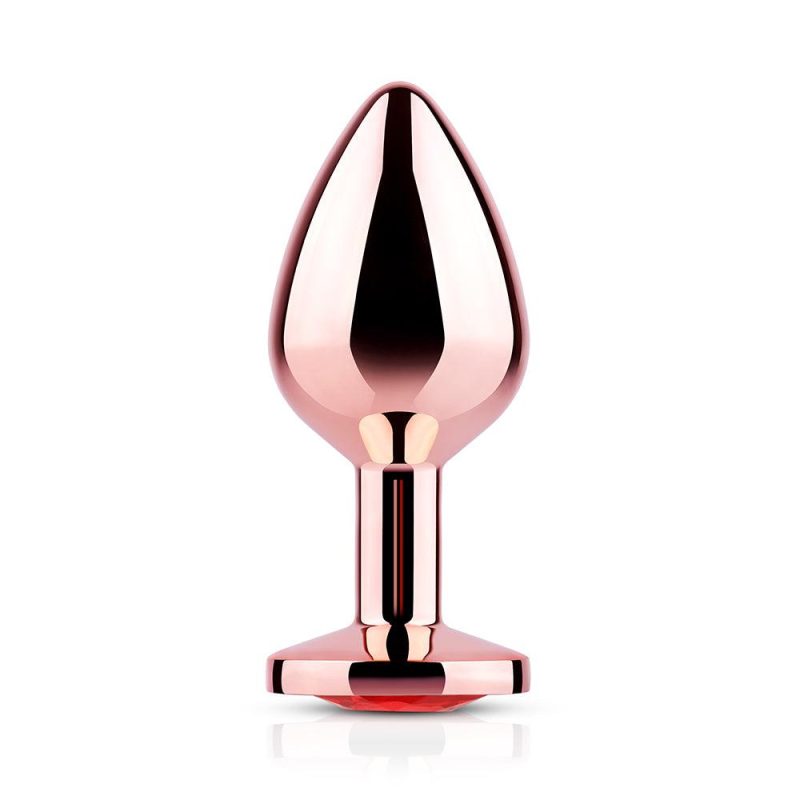 red gem rose gold metal butt plug honey play box official 2