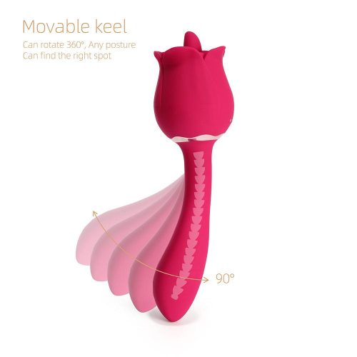 rhea the rose clit licking tongue vibrator and g spot massager honey play box official 5