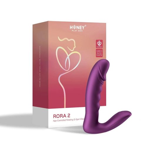 rora 2 pressure sensing app controlled rotating g spot vibrator and clitoral stimulator honey play box official 8