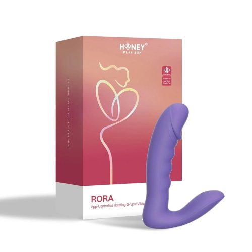 rora app controlled rotating g spot vibrator and clitoral stimulator honey play box official 8