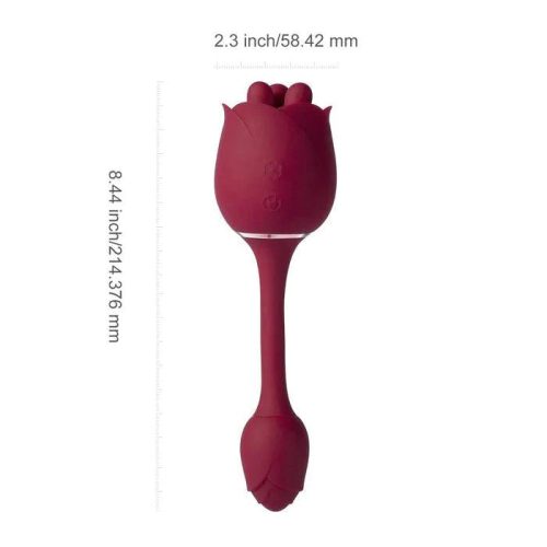 roseann double ended rose toy vibrator honey play box official 5