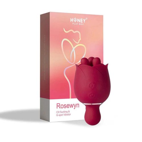 rosewyn rotating rose toy vibrator and pinpoint stimulator honey play box official 6