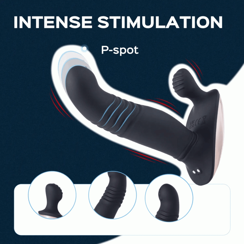 royal remote controlled vibrating perineum stimulator thrusting prostate massager honey play box official 2