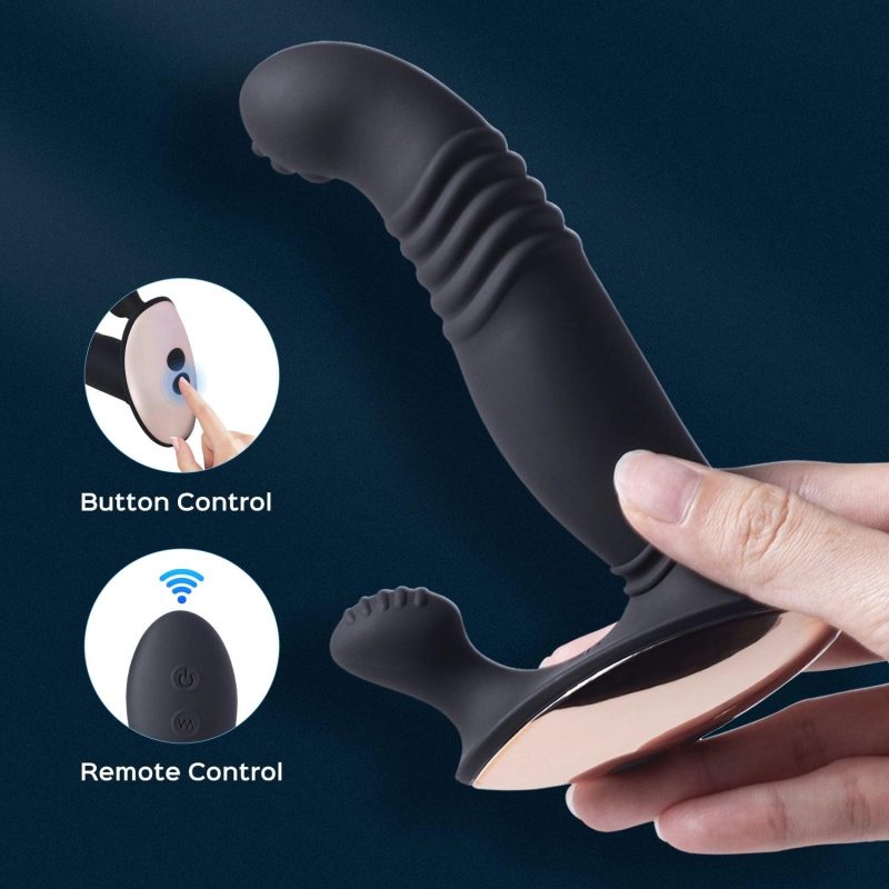 royal remote controlled vibrating perineum stimulator thrusting prostate massager honey play box official 3