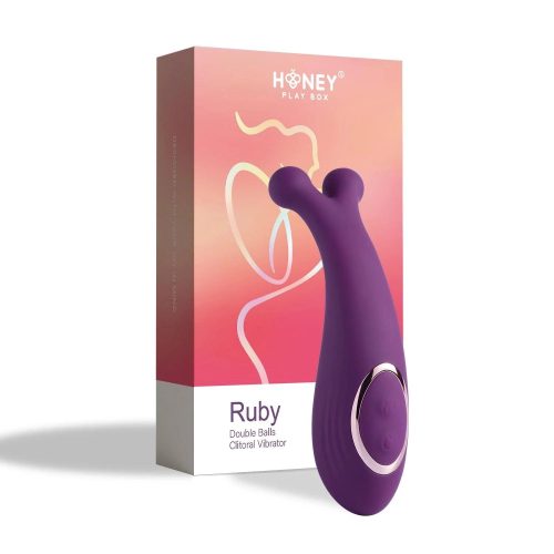 ruby double balls clitoral vibrator honey play box official 7