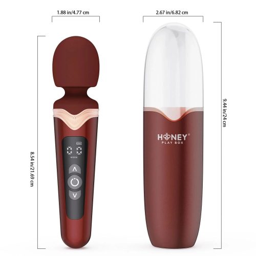 stormi powerful wand massager with charging case honey play box official 8