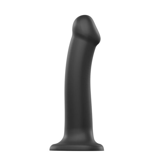 strap on me dual density dildo black l