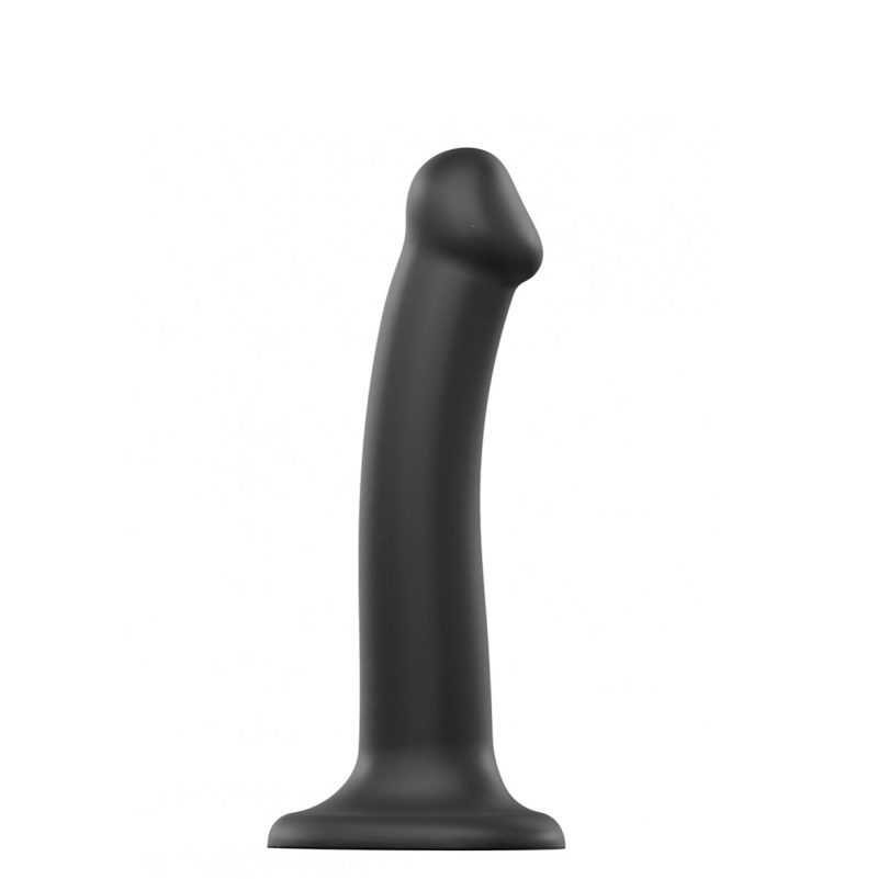 strap on me dual density dildo black m