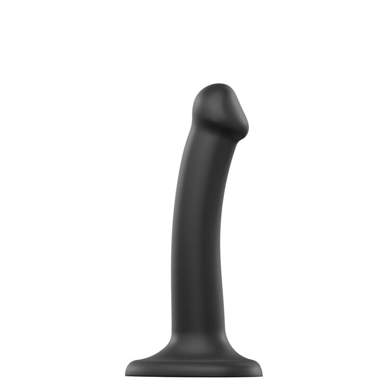 strap on me dual density dildo black s