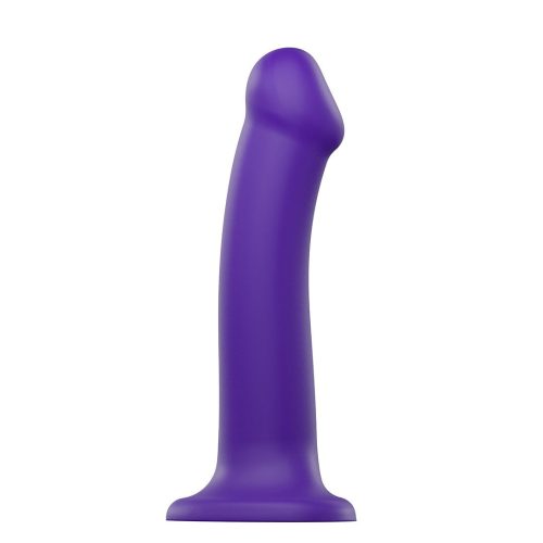 strap on me dual density dildo purple l