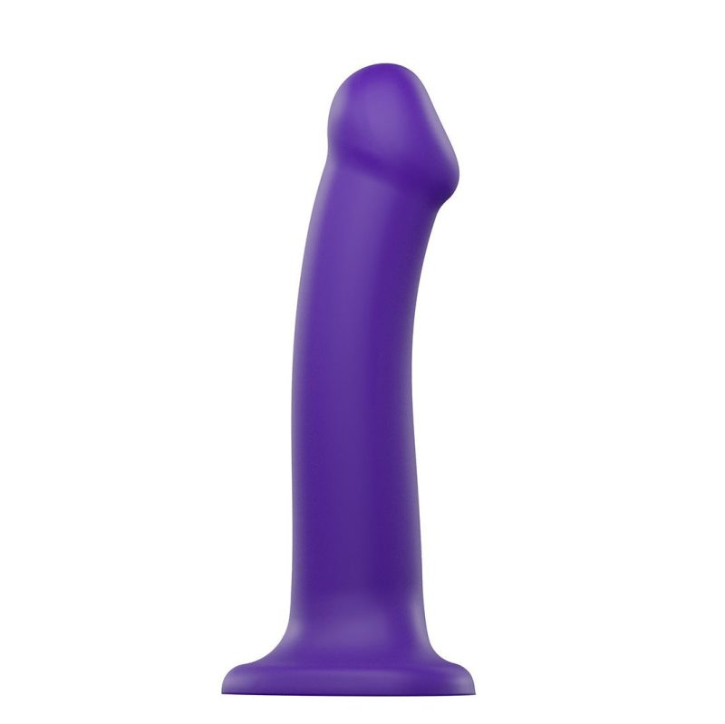 strap on me dual density dildo purple l