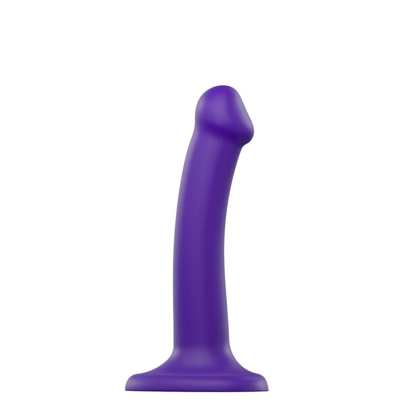 strap on me dual density dildo purple s