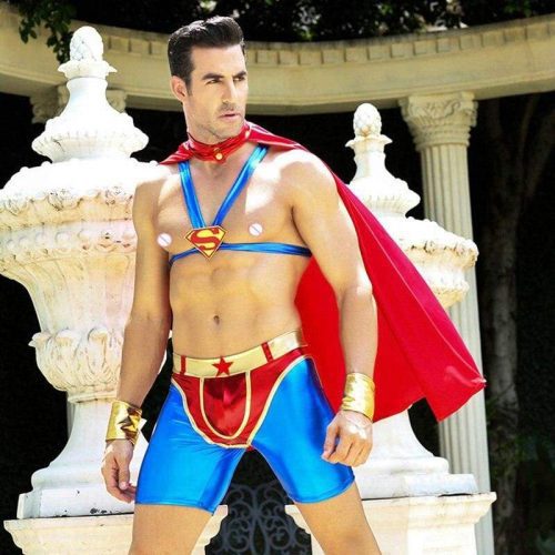 superhero sexy underwear set erotic costume for man halloween clothing best love sex doll 603