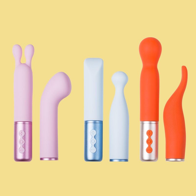 the naughty collection interchangeable heads vibrator honey play box official 3