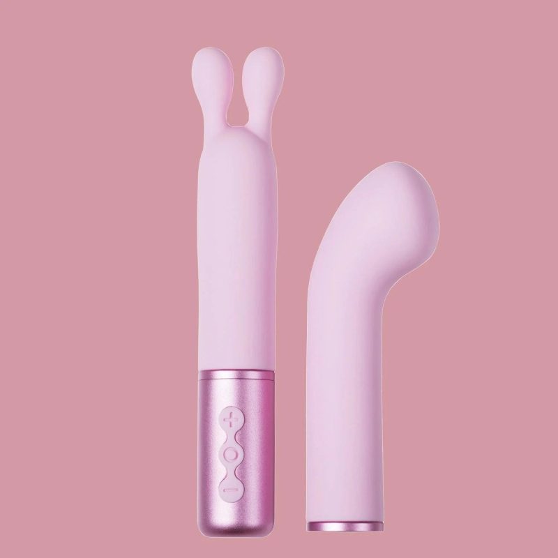 the naughty collection interchangeable heads vibrator honey play box official 6