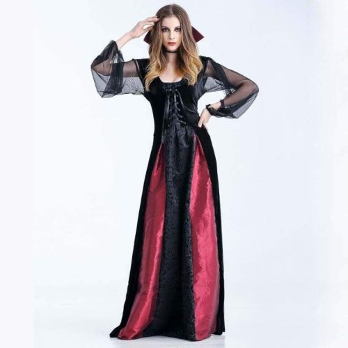 vampire fancy cosplay vintage aristocrat dress carnival costume for women halloween sexy clothing woman best love sex doll 132