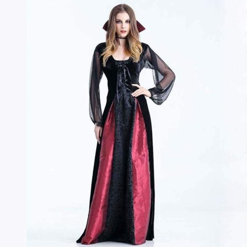 vampire fancy cosplay vintage aristocrat dress carnival costume for women halloween sexy clothing woman best love sex doll 721