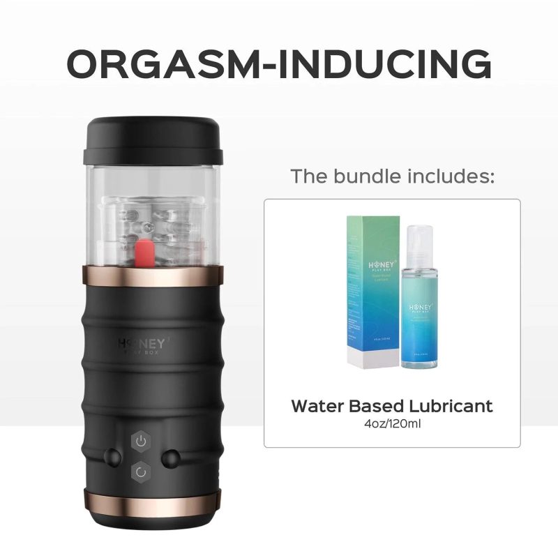 warrior auto thrusting stroker automatic male masturbator honey play box official 11